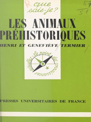 cover image of Les animaux préhistoriques
